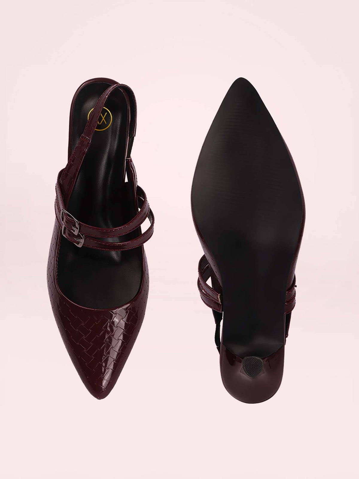 Womens Beige New Trendy Pointed Stiletto Heels | H78 - view 16