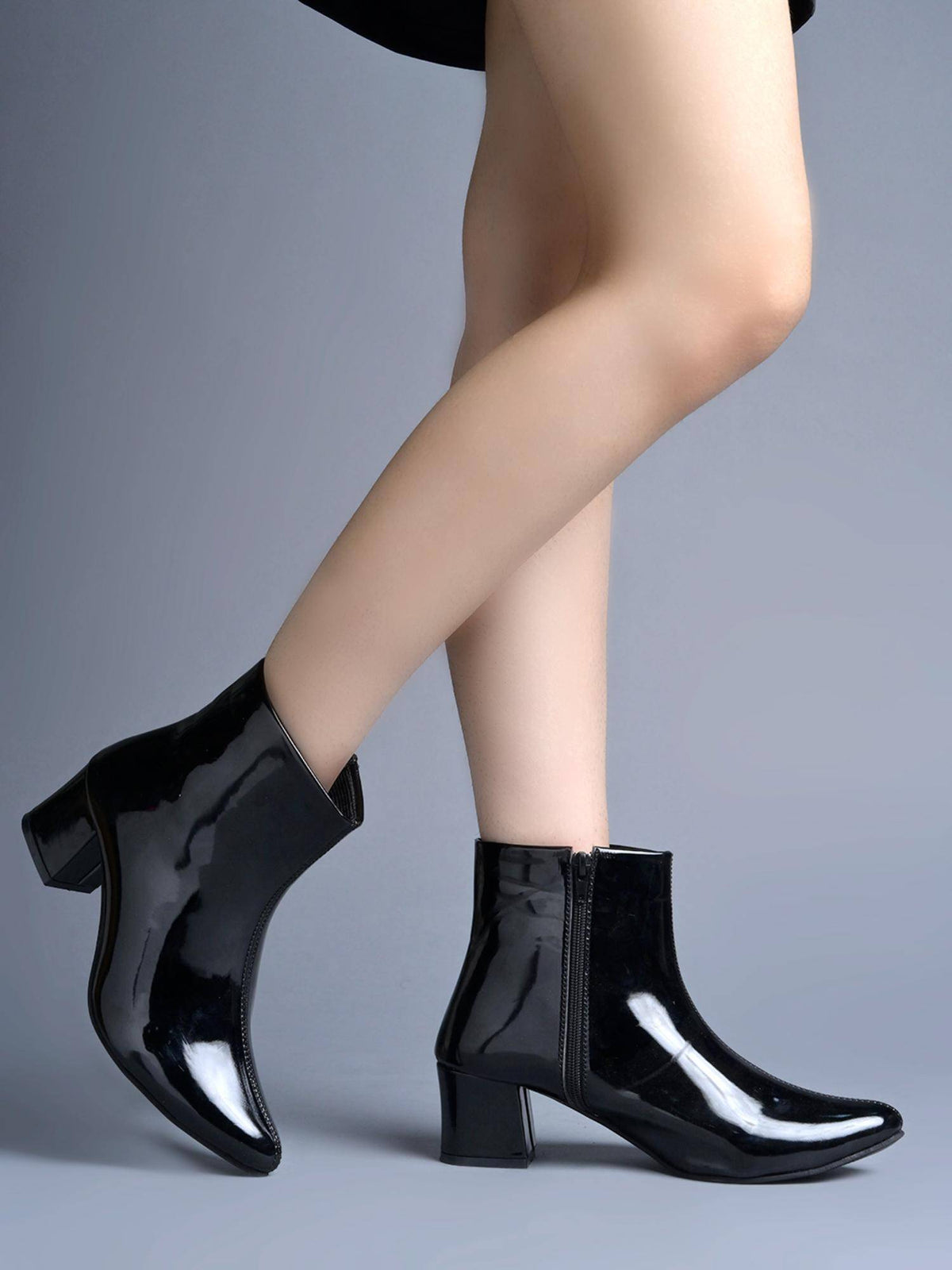 Women Maroon Resin Sole Casual Boots | BT61 - view 5