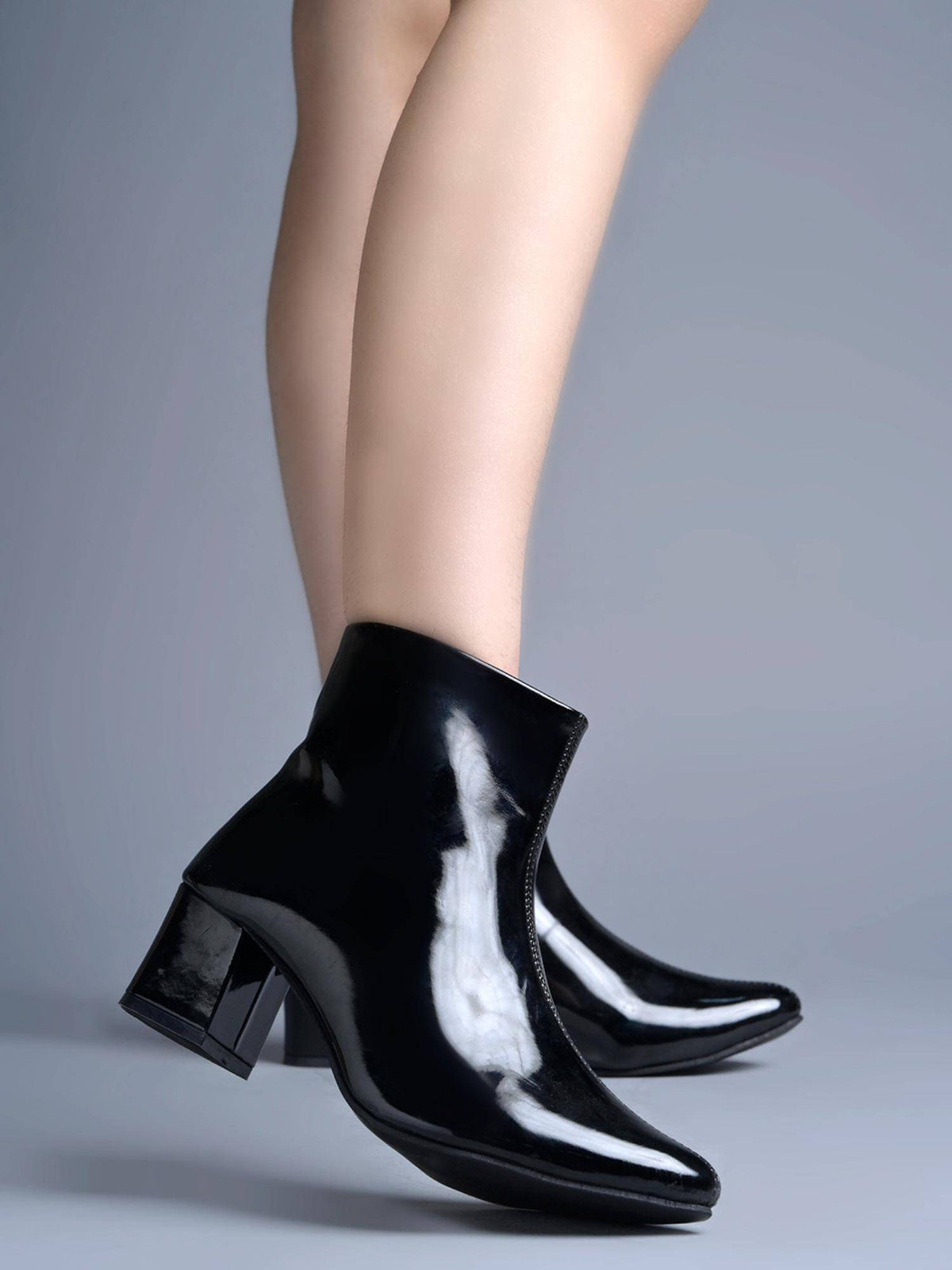 Women Maroon Resin Sole Casual Boots | BT61 - view 6