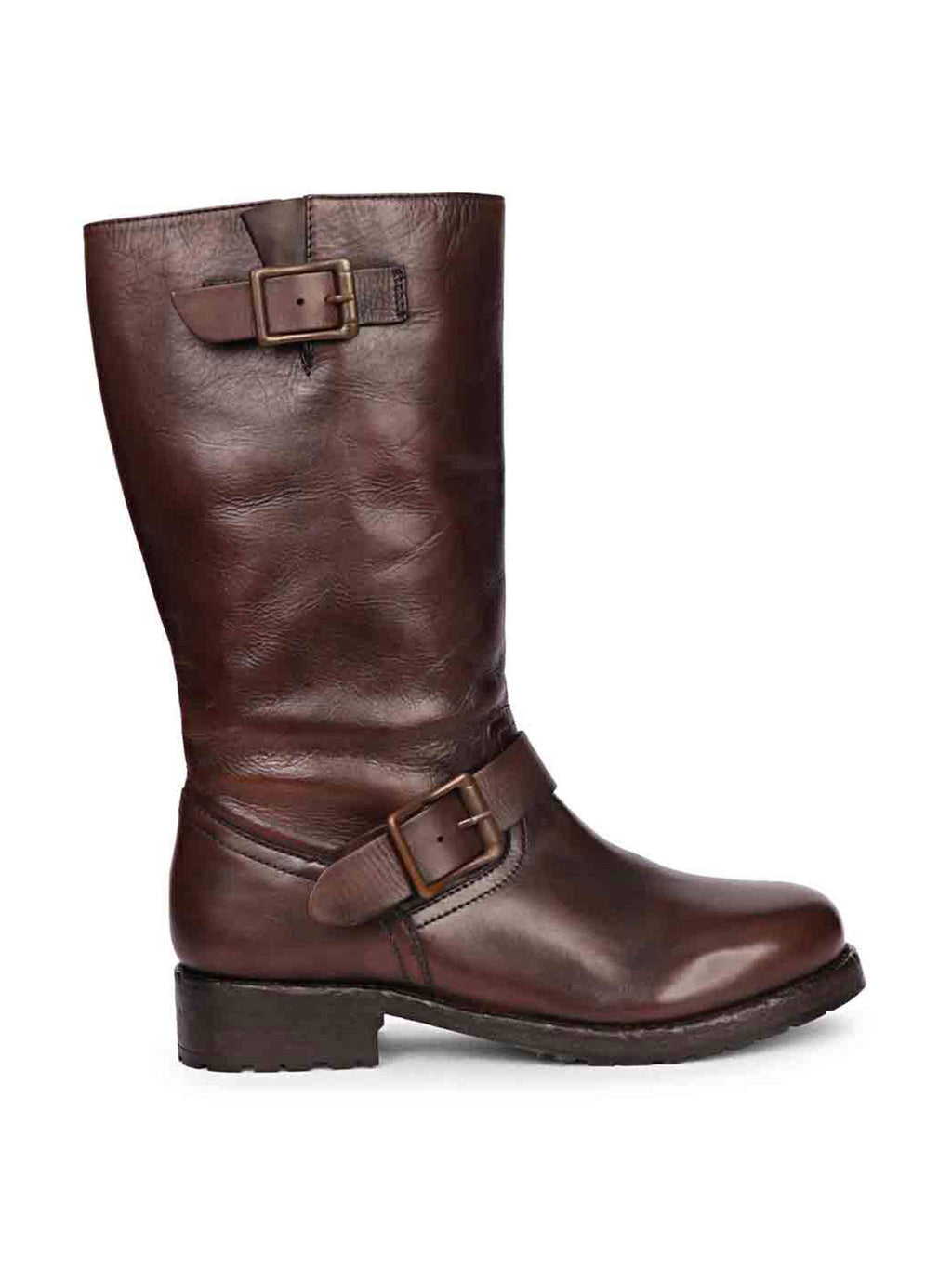 Audette Brown Leather Calf Boots | BT61 - view 2