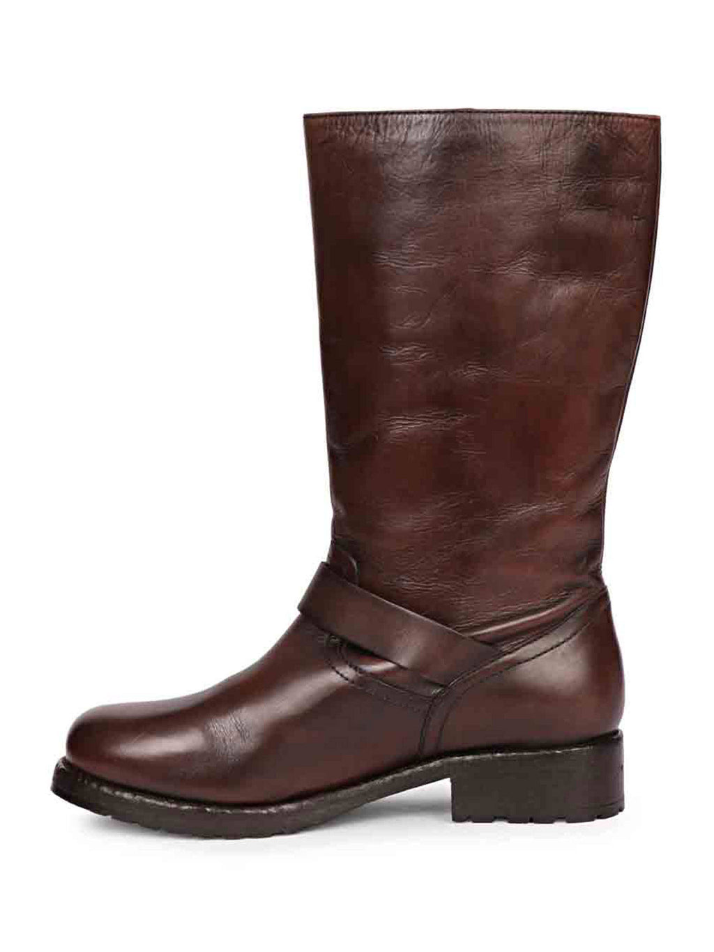 Audette Brown Leather Calf Boots | BT61 - view 3