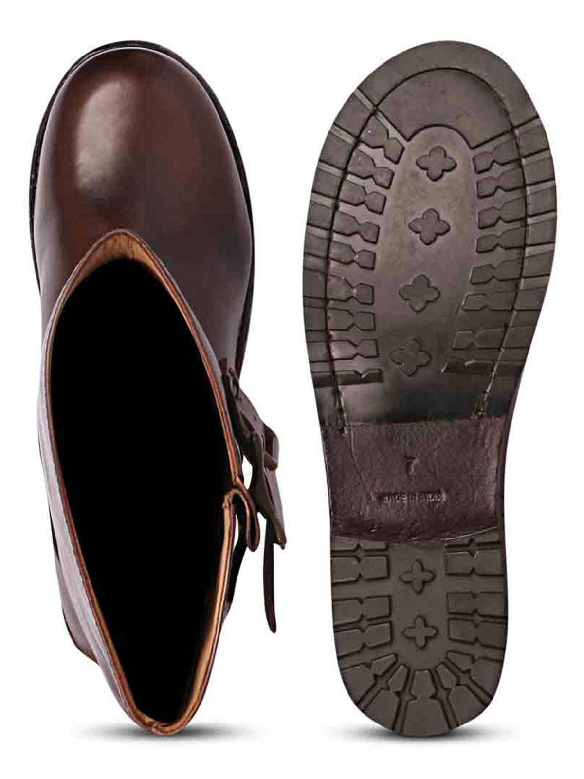 Audette Brown Leather Calf Boots | BT61 - view 6
