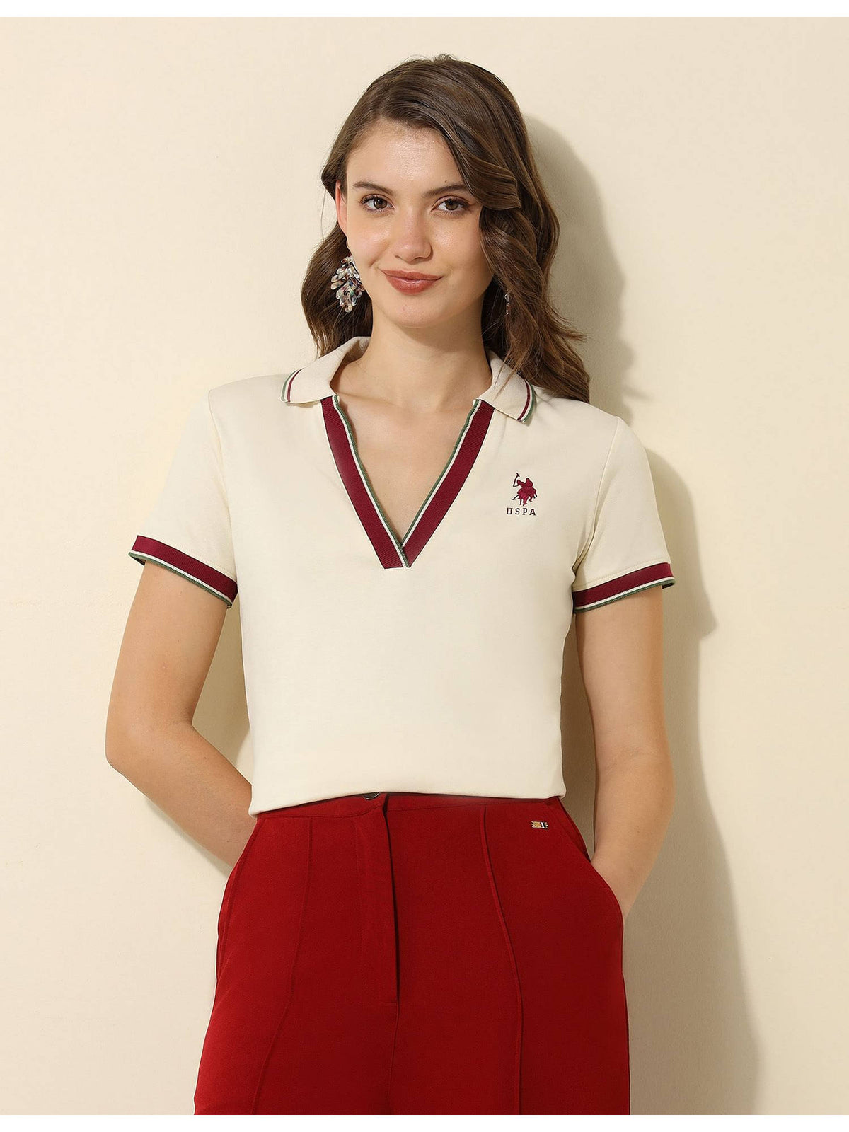 Tipped Collar Regular Fit Polo T-Shirt | TS56 - view 8