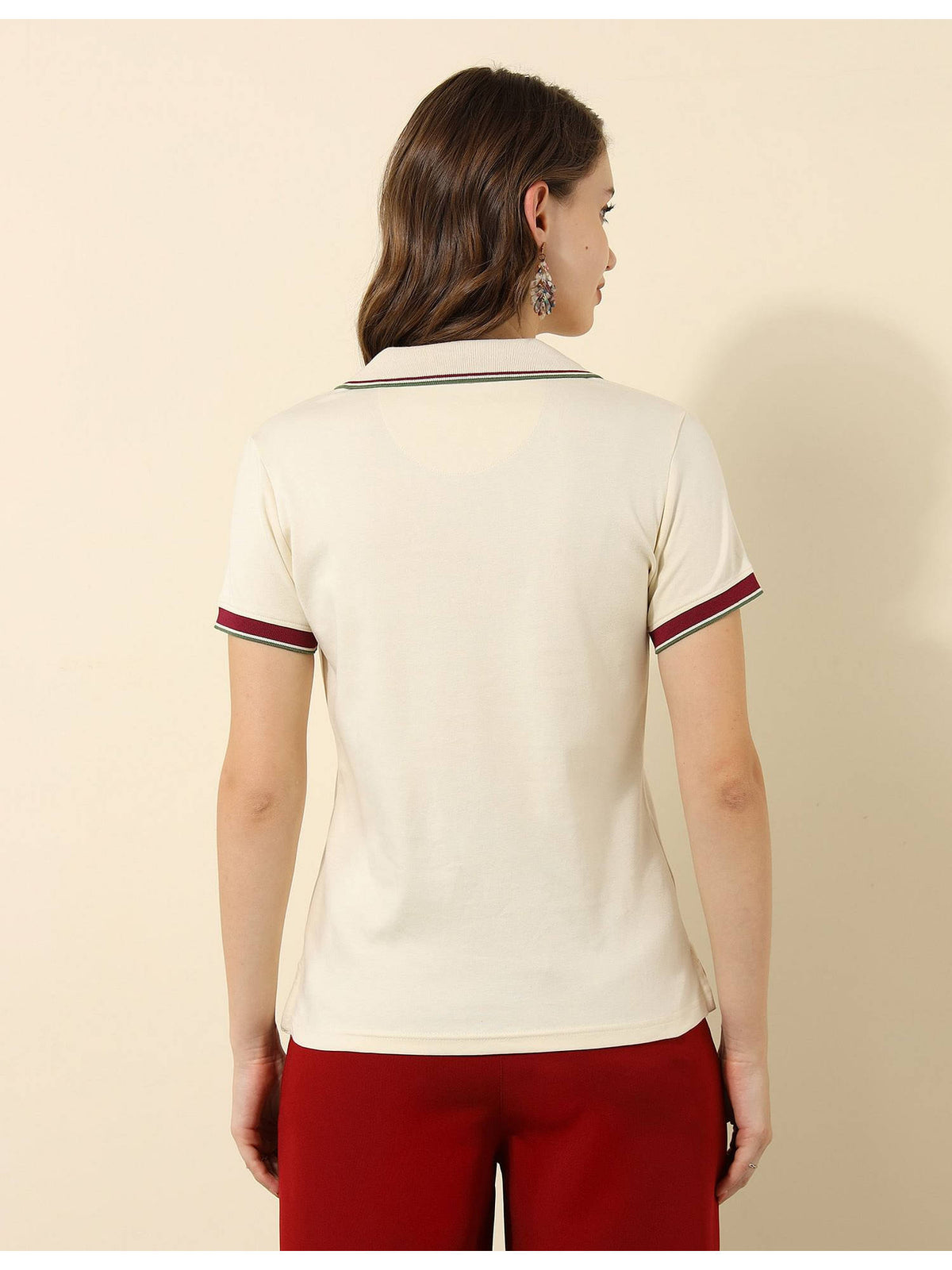 Tipped Collar Regular Fit Polo T-Shirt | U89 - view 5