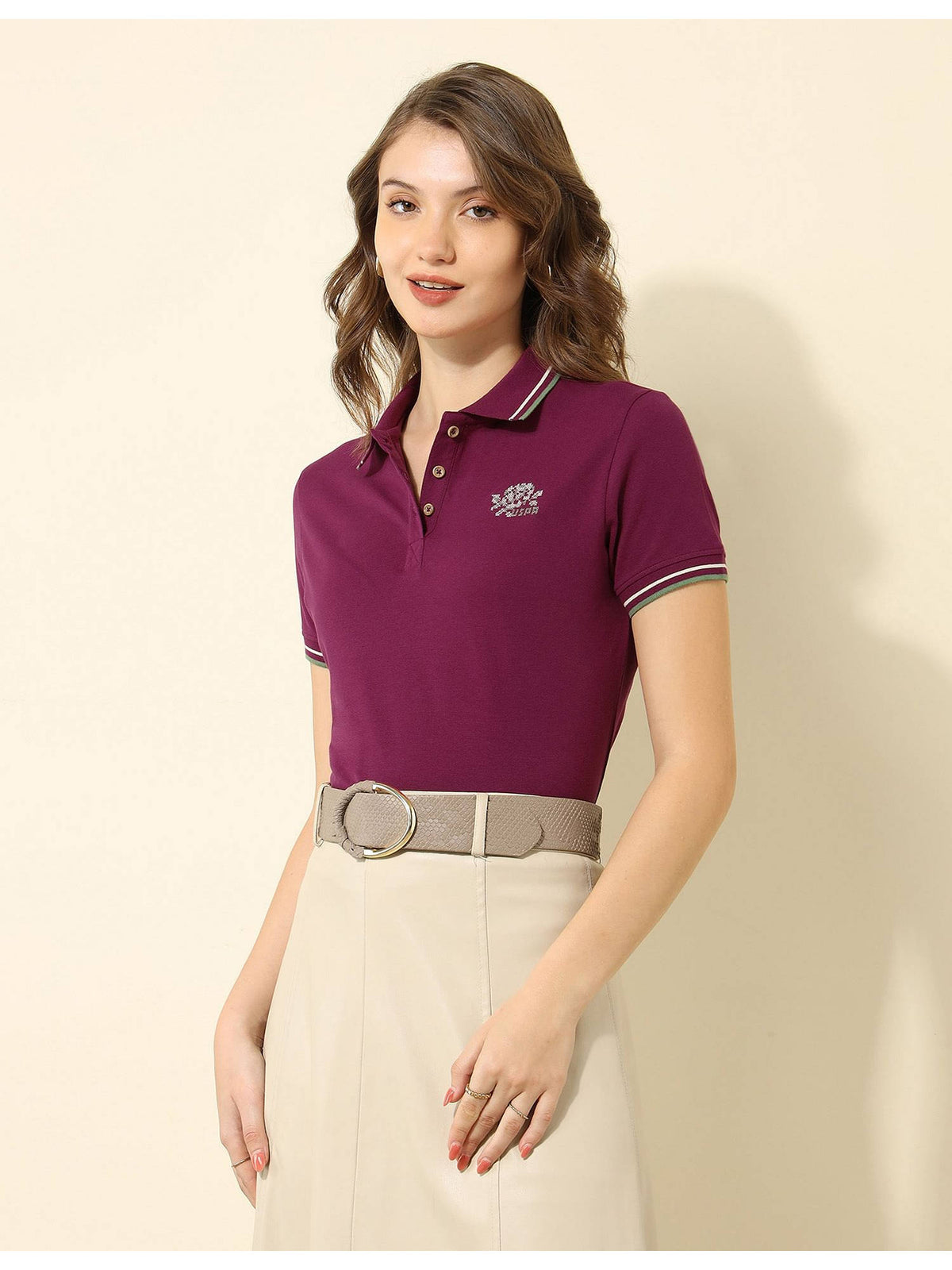 Tipped Collar Regular Fit Polo T-Shirt | U89 - view 4