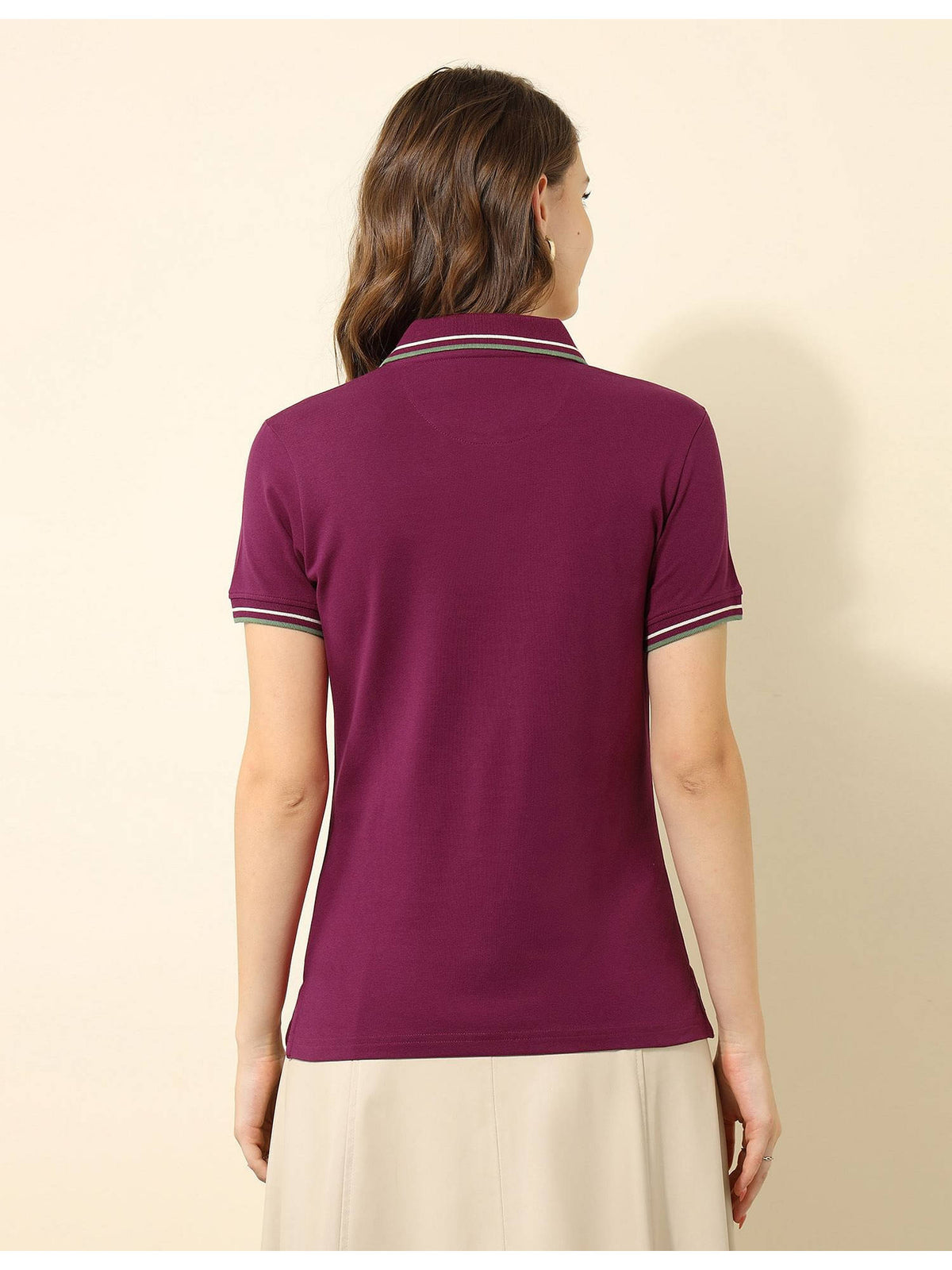 Tipped Collar Regular Fit Polo T-Shirt | U89 - view 5