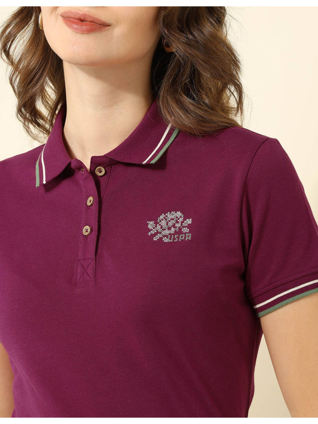 Tipped Collar Regular Fit Polo T-Shirt | U89 - view 7