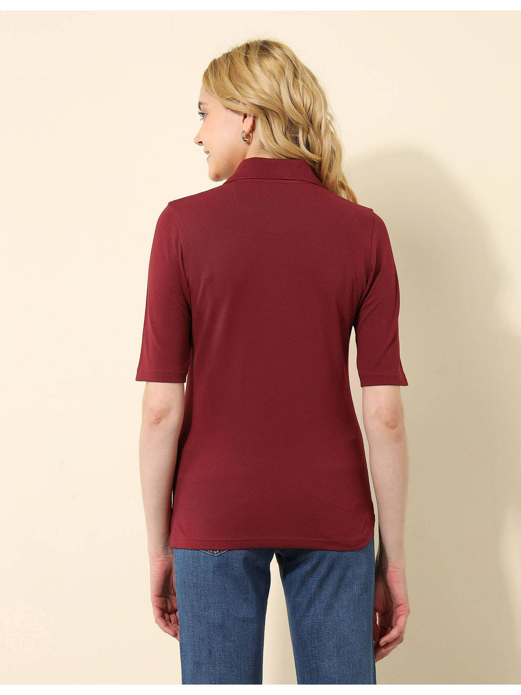 Regular Fit Solid Polo T-Shirt | PW43 - view 5