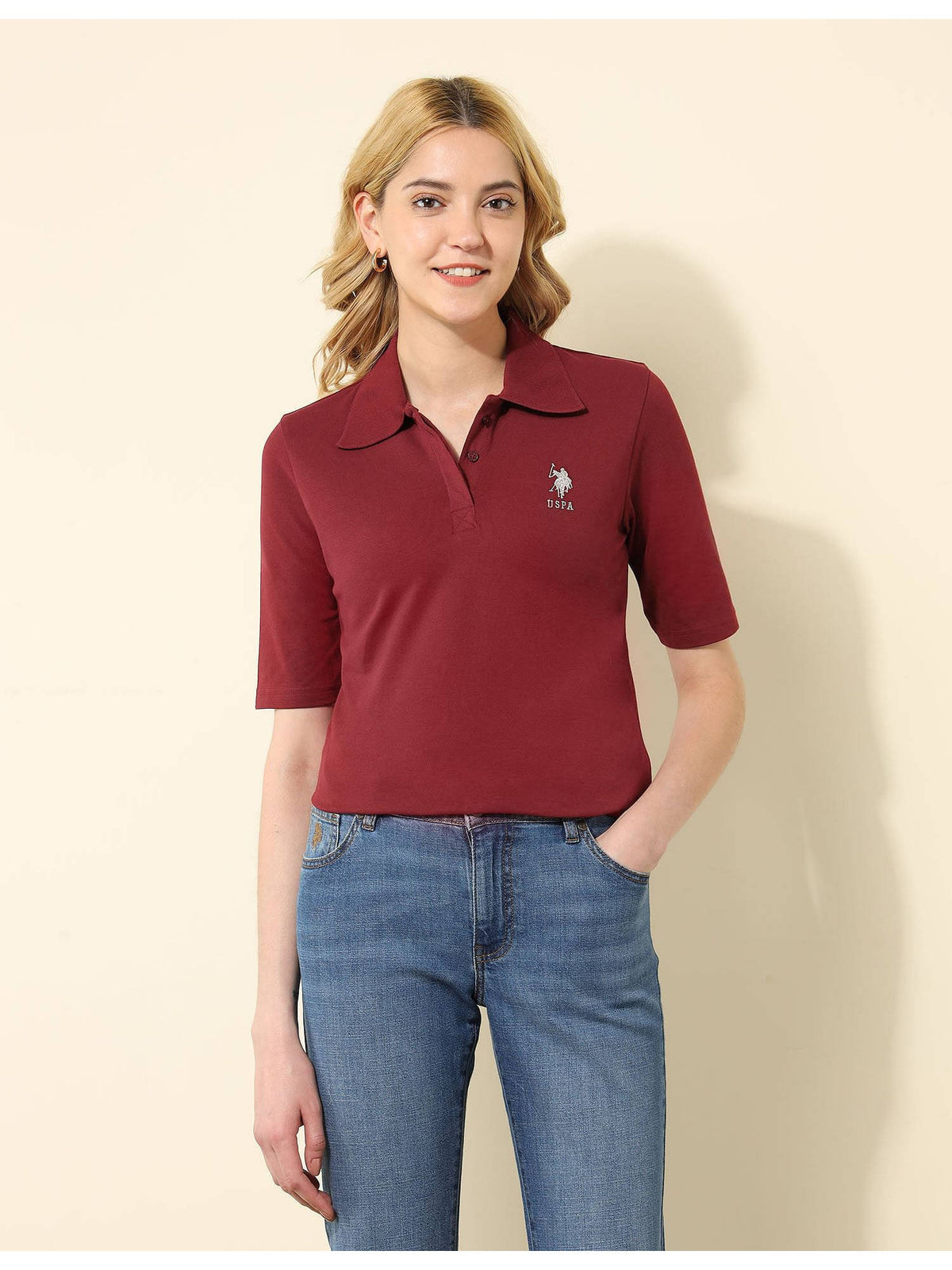 Regular Fit Solid Polo T-Shirt | PW43 - view 6