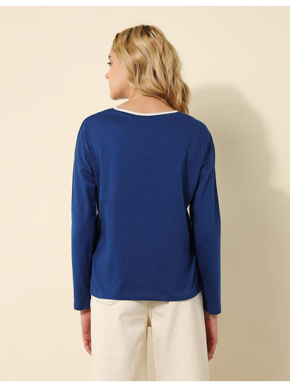 Oversized Fit Solid T-Shirt | PW43 - view 12