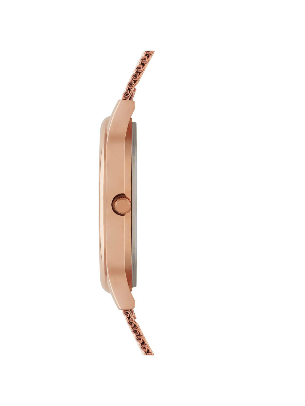 Rose Gold Ombre Green Metal Mesh Strap Watch | W92 - view 5