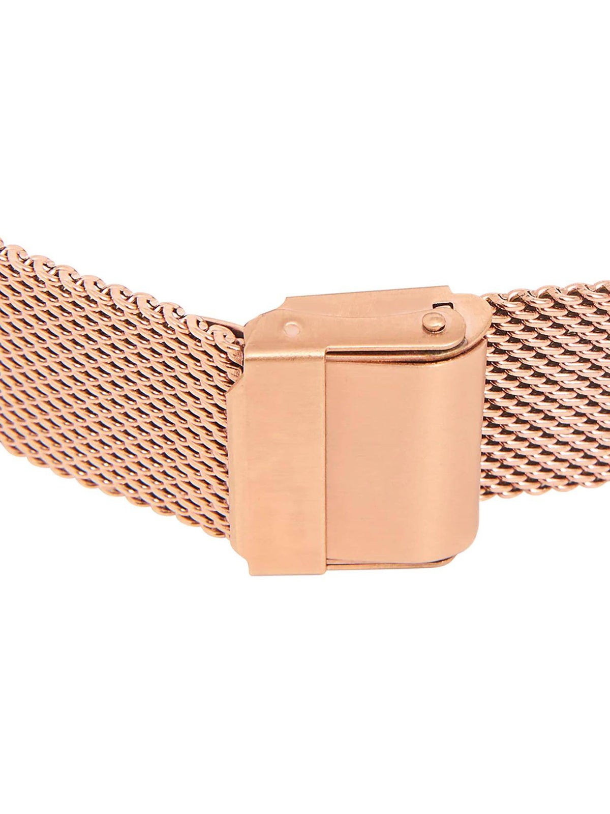 Rose Gold Ombre Green Metal Mesh Strap Watch | W92 - view 7