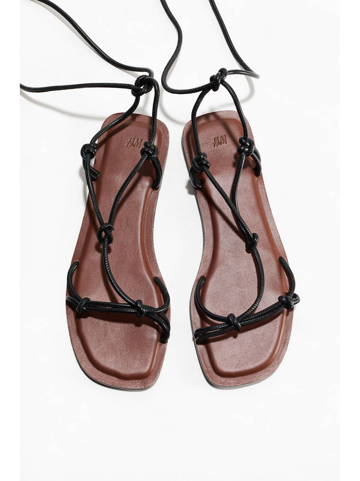 Women Black Strappy Sandals | SD89 - view 2