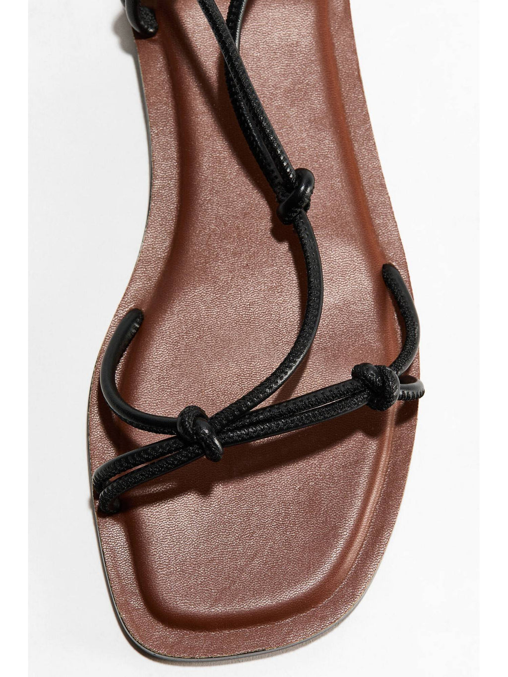 Women Black Strappy Sandals | SD89 - view 3