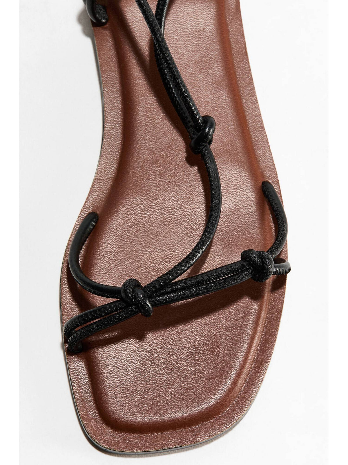 Women Black Strappy Sandals | SD89 - view 3
