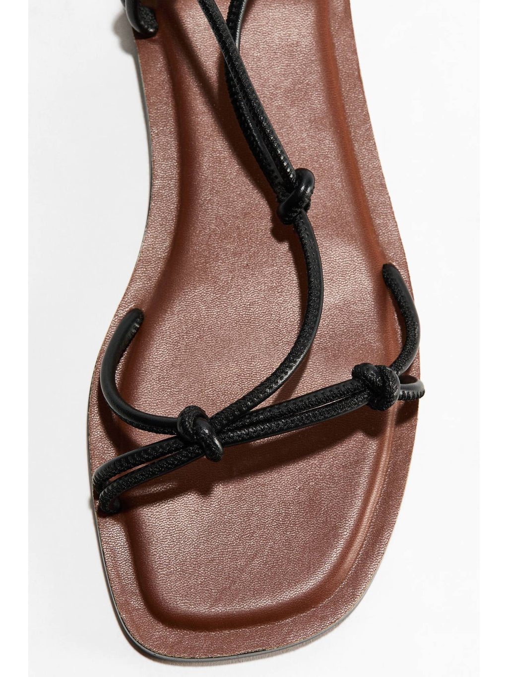 Women Black Strappy Sandals | SD89 - view 4