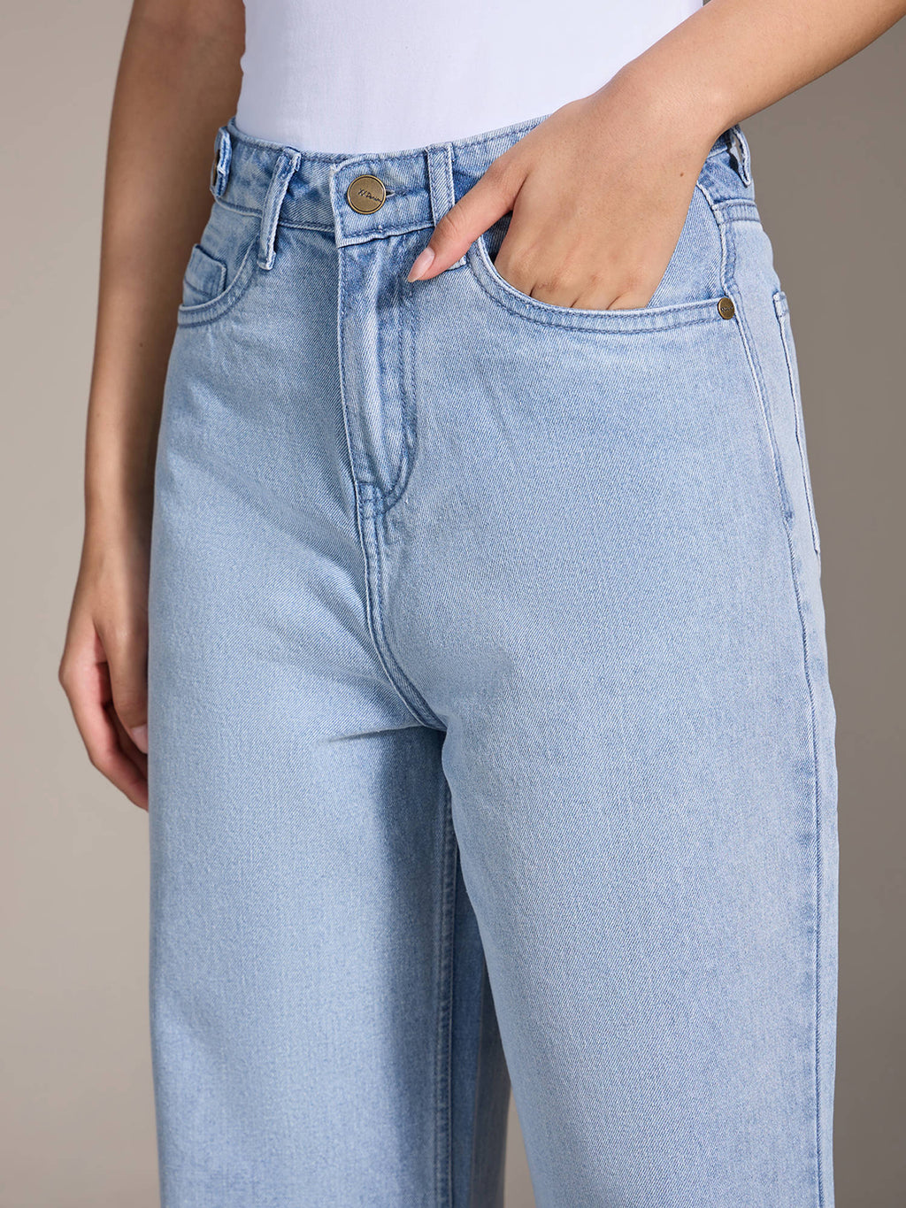 Blue Ombre High Waist Denims | ST23 - view 4