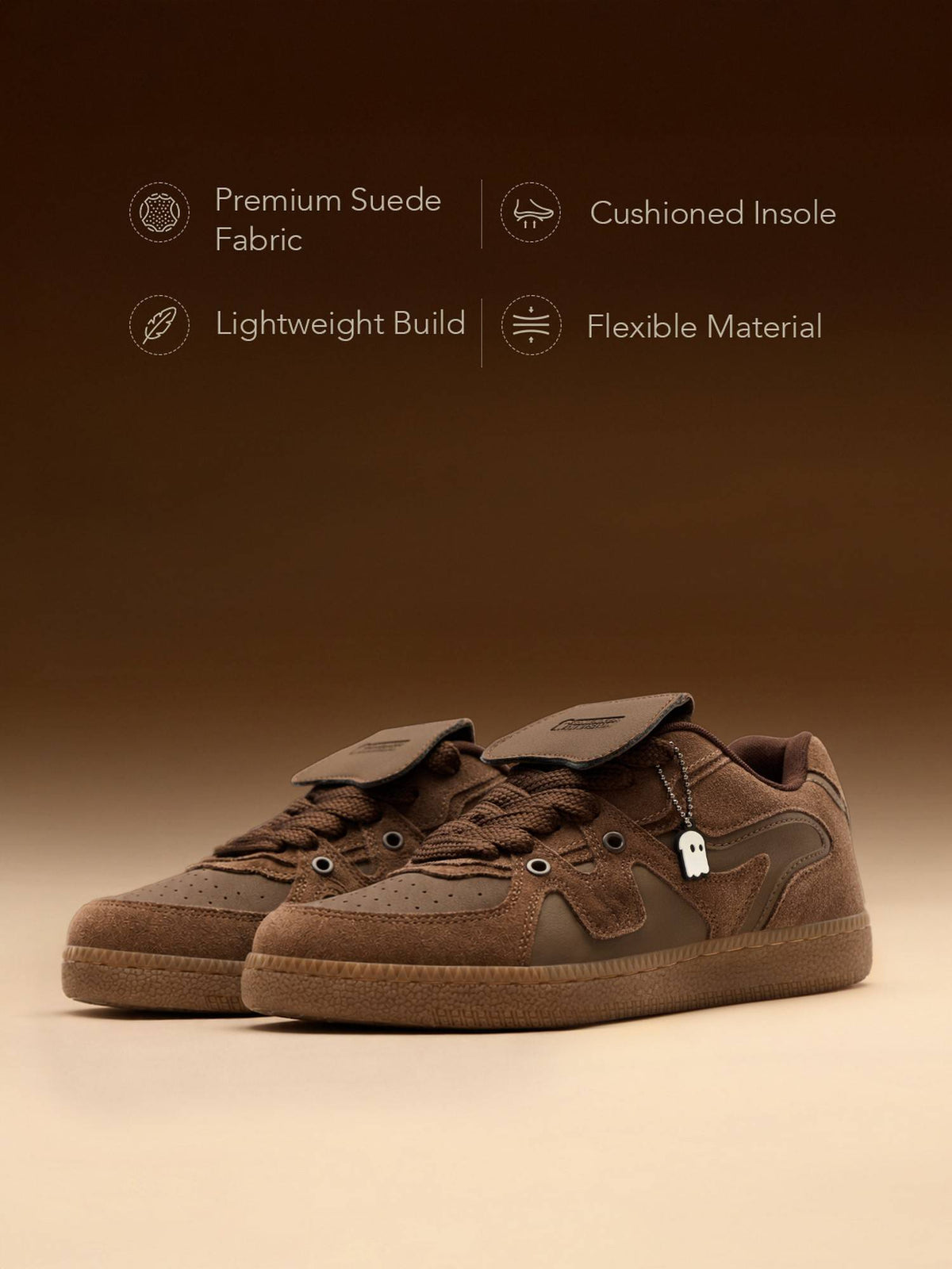 Urban Blaze: Chocolate Women Brown Low Top Sneakers | SN09 - view 3