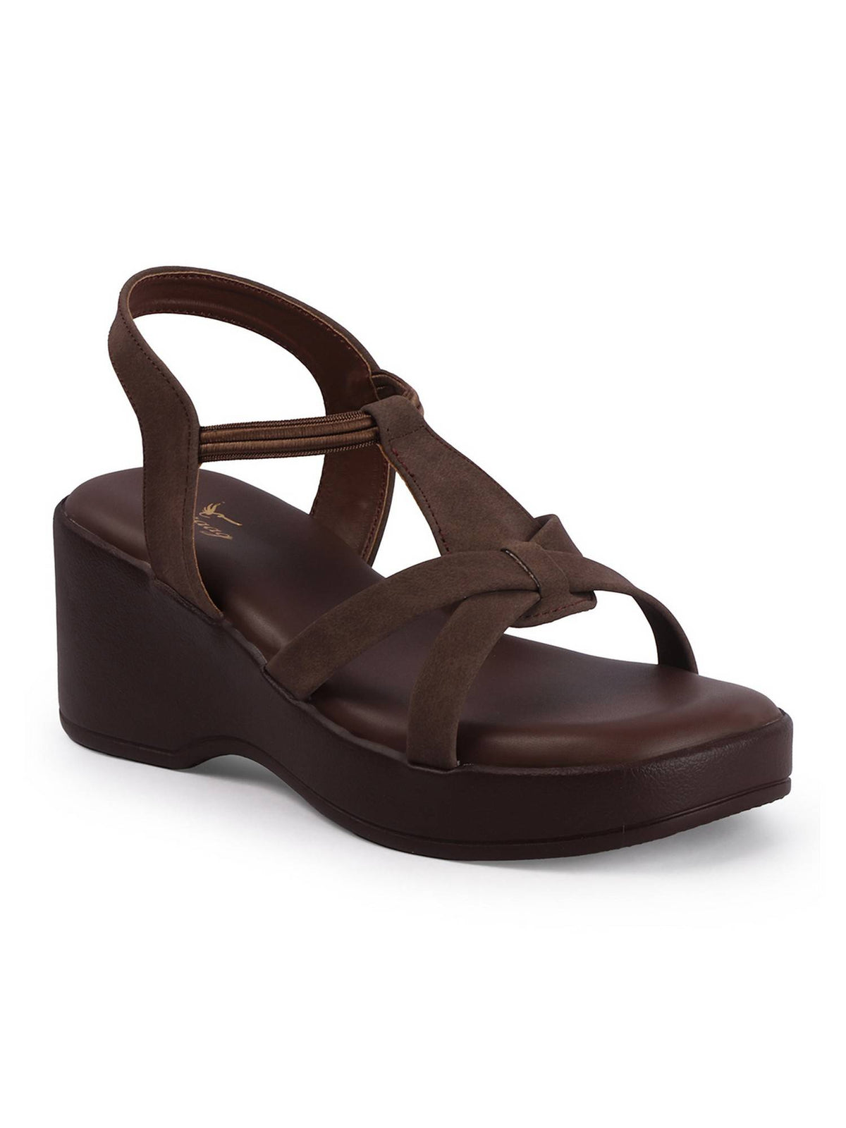 Women Brown Wedges Heels | H78 - view 3