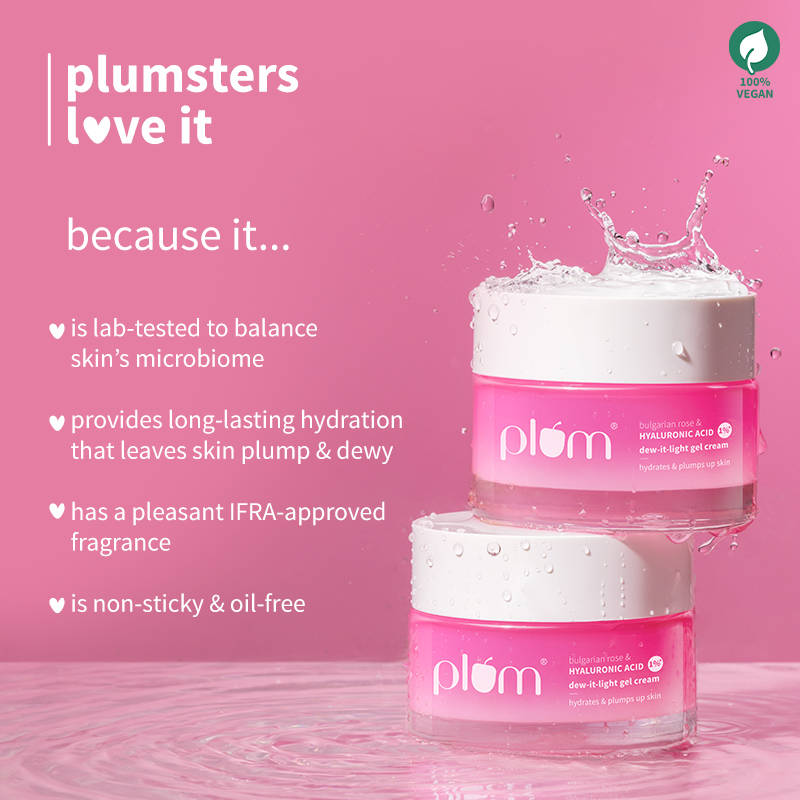 Bulgarian Rose And 1% Hyaluronic Acid Dew-It-Light Gel Cream | FC3 - view 5