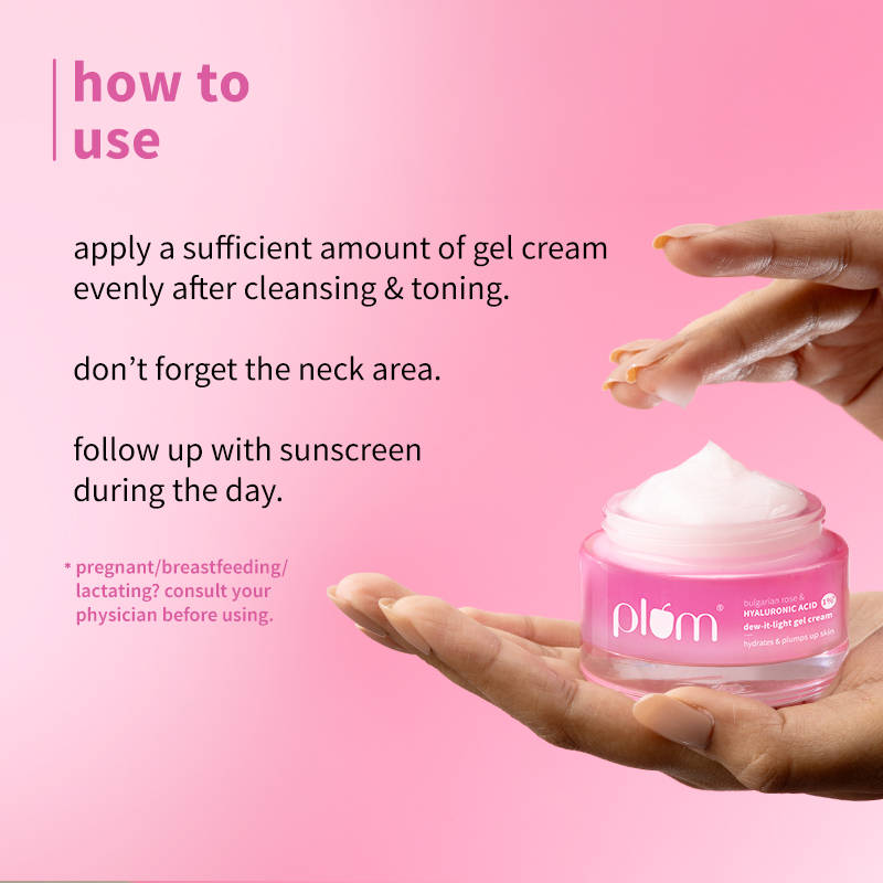 Bulgarian Rose And 1% Hyaluronic Acid Dew-It-Light Gel Cream | FC3 - view 6
