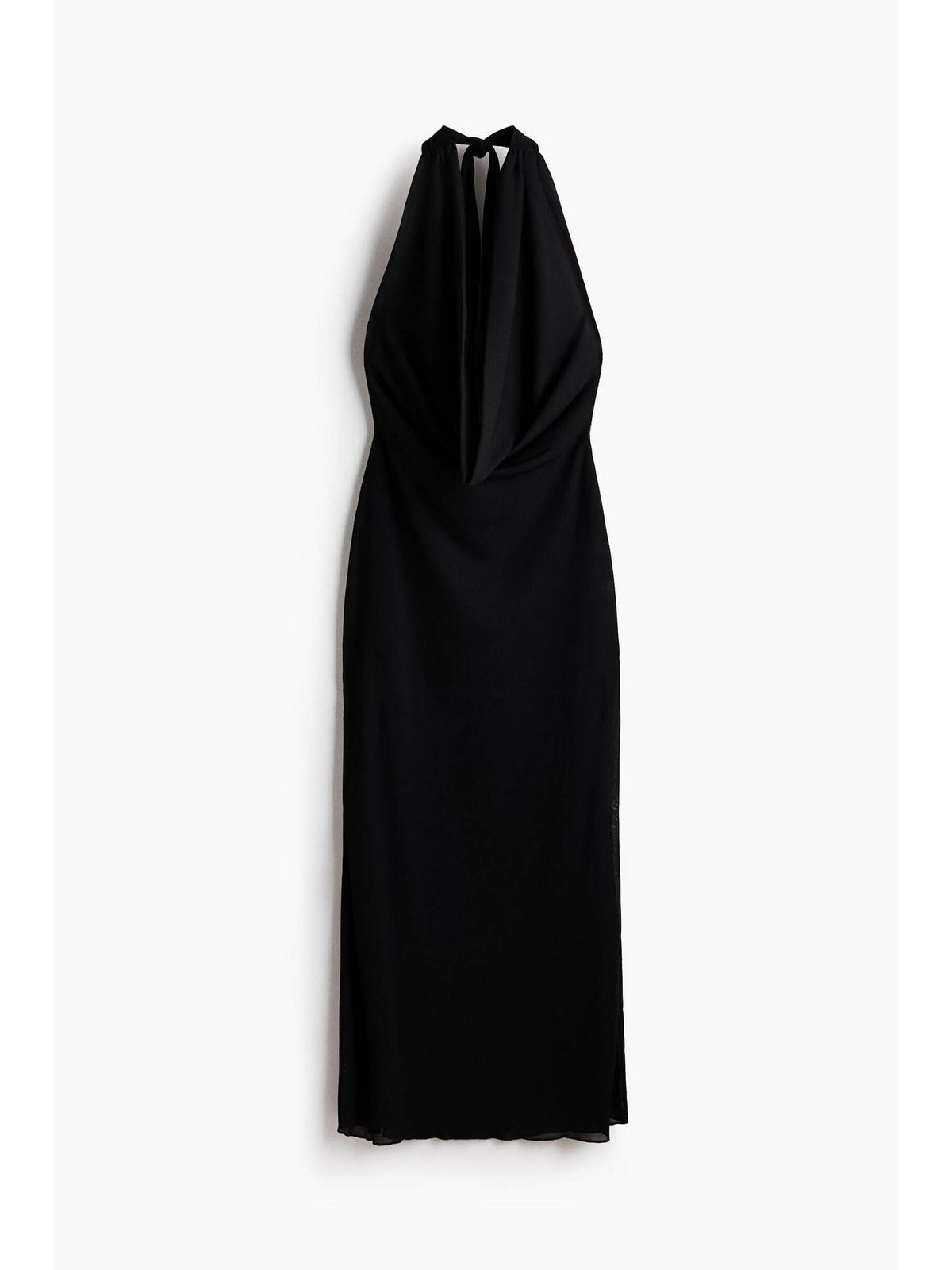 Women Black Cowl-Neck Maxi Dress | D56 - view 1