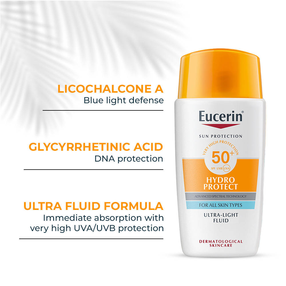 Hydro Protect Ultra-Light Sunscreen Fluid SPF50+ With Hyaluronic Acid Has Invisible Finish | FC3 - view 4