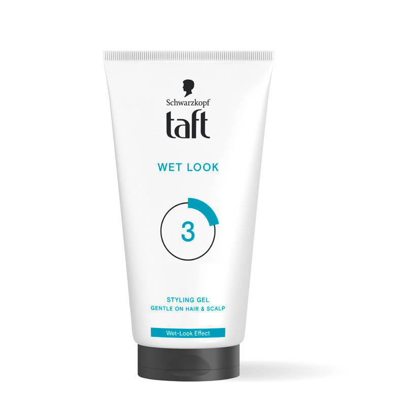 TAFT Wet Hair Styling Gel For 24 Hours Shiny Wet Look Effect Hold 3, Non-Sticky | H02 - view 1