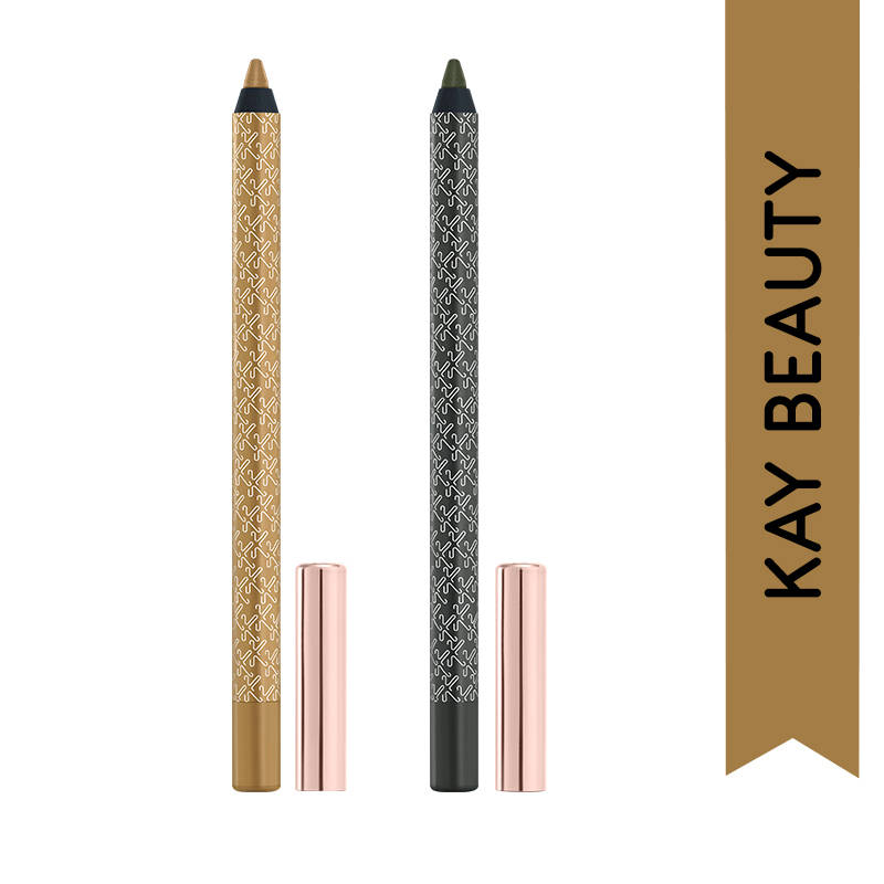Cocktail Hour Combo - Gel Eye Pencils In Gold & Olive | E20 - view 1