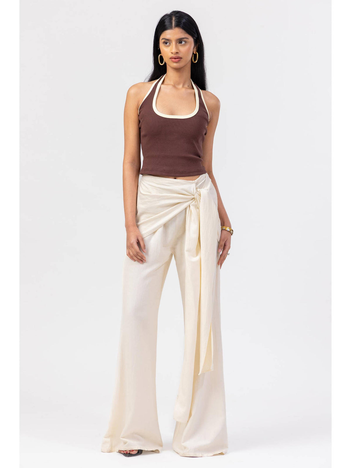 Brown And Butter Halter Top | HT67 - view 2