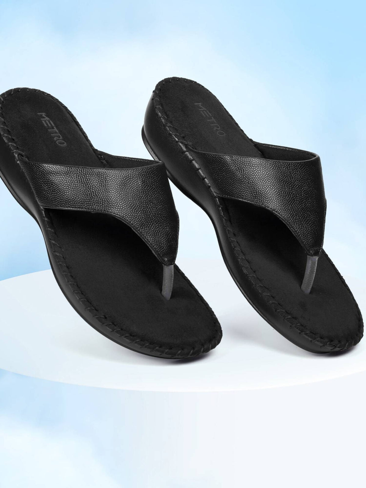 Women Brown Round Casual Sandals | SD89 - view 3