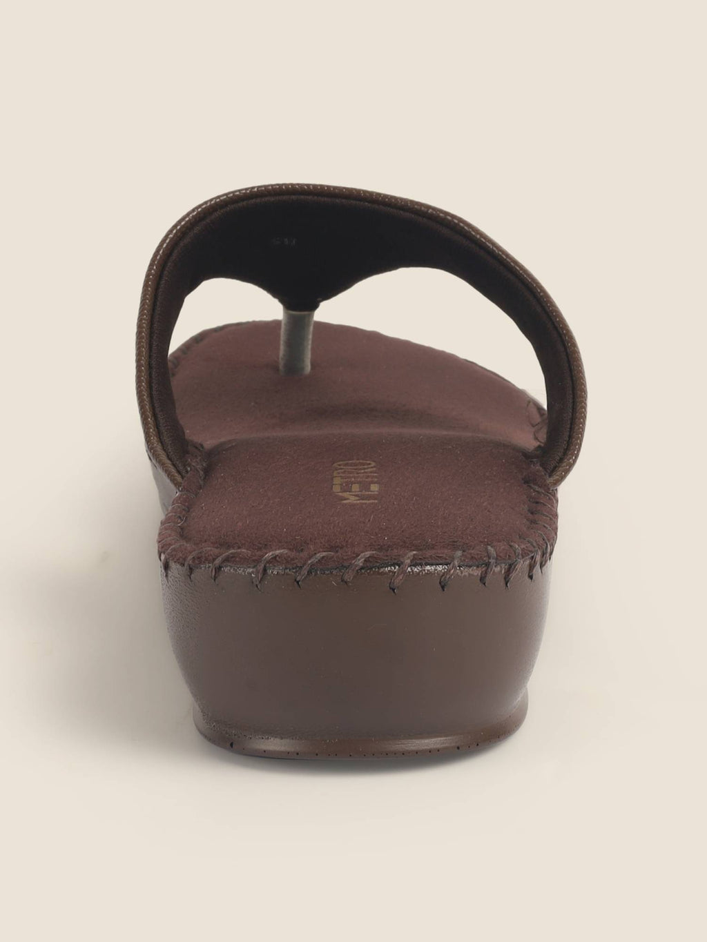 Women Brown Round Casual Sandals | SD89 - view 2