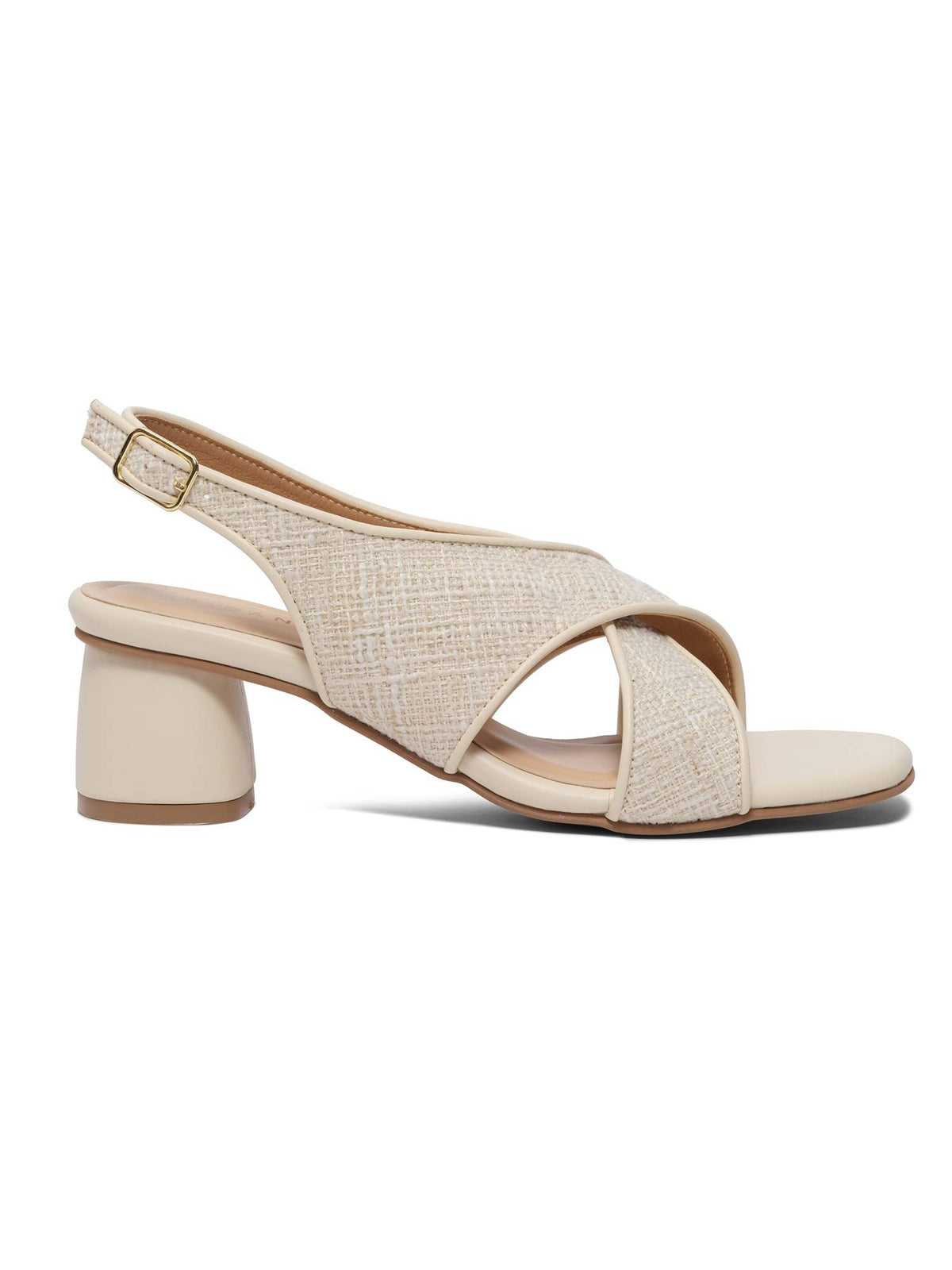 Seasalt Off White Criss-Cross Sandal Heels | H78 - view 3
