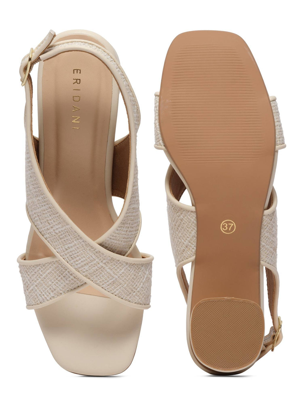 Seasalt Off White Criss-Cross Sandal Heels | H78 - view 4