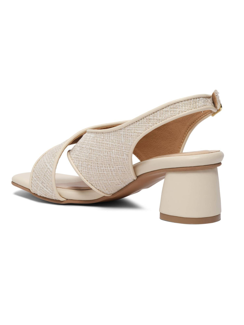 Seasalt Off White Criss-Cross Sandal Heels | H78 - view 5