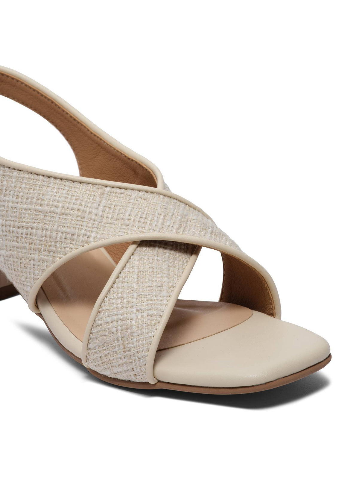 Seasalt Off White Criss-Cross Sandal Heels | H78 - view 6