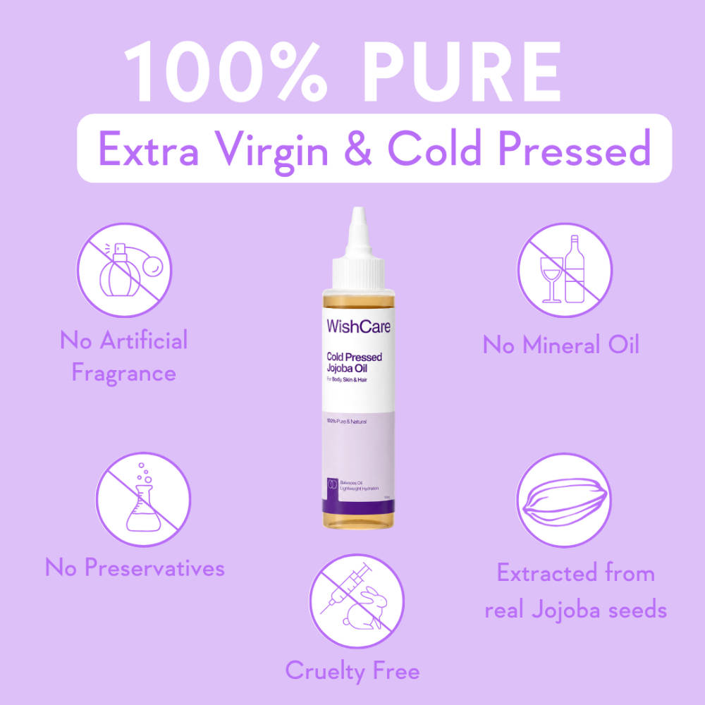 100% Pure Cold Pressed Jojoba Oil For Hair & Skin-Strengthens Hair-Moisturizes Skin | H85 - view 5
