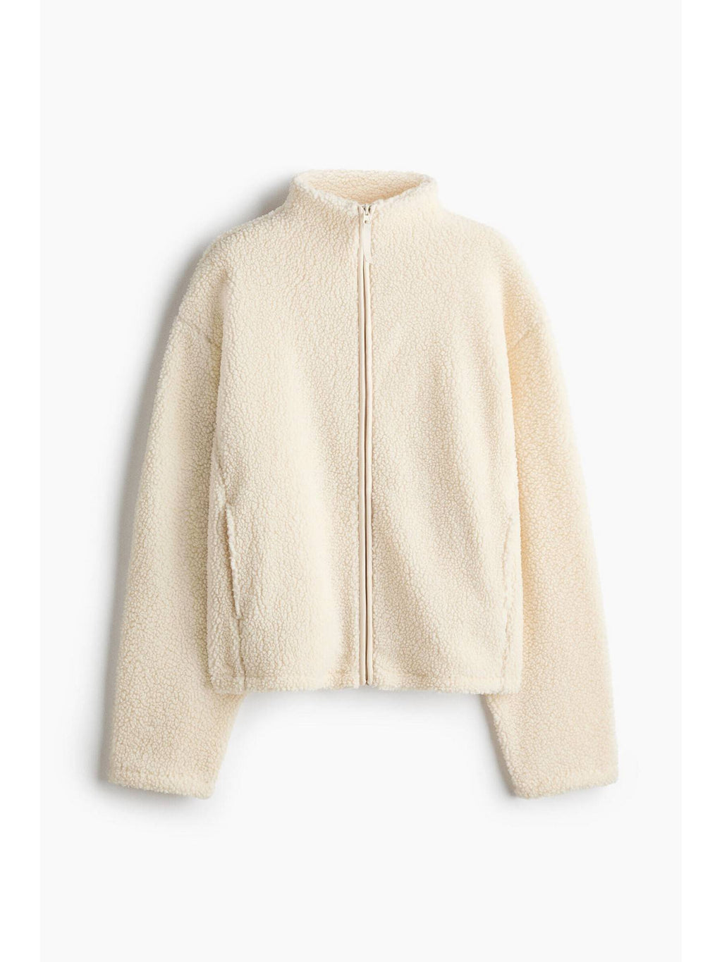 Women White Teddy Jacket | JC78 - view 1