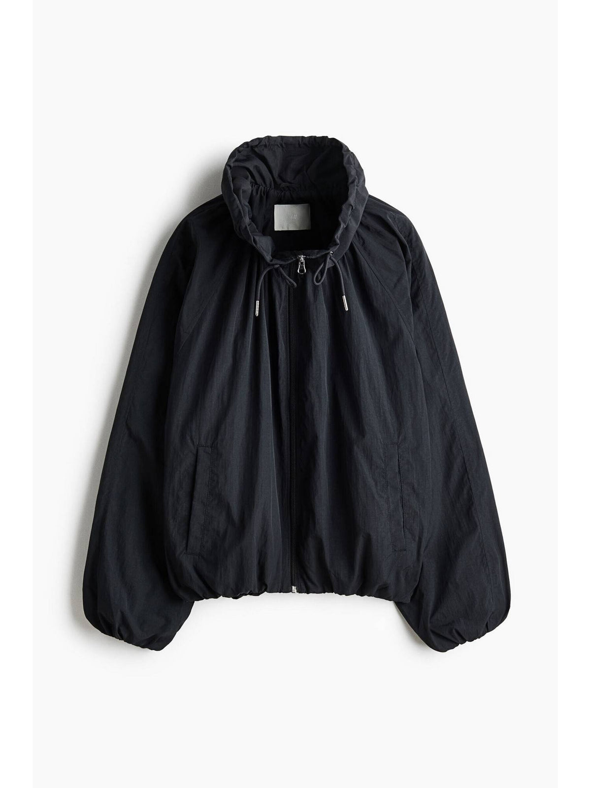 Women Green Funnel-Collar Nylon Jacket | JC78 - view 4