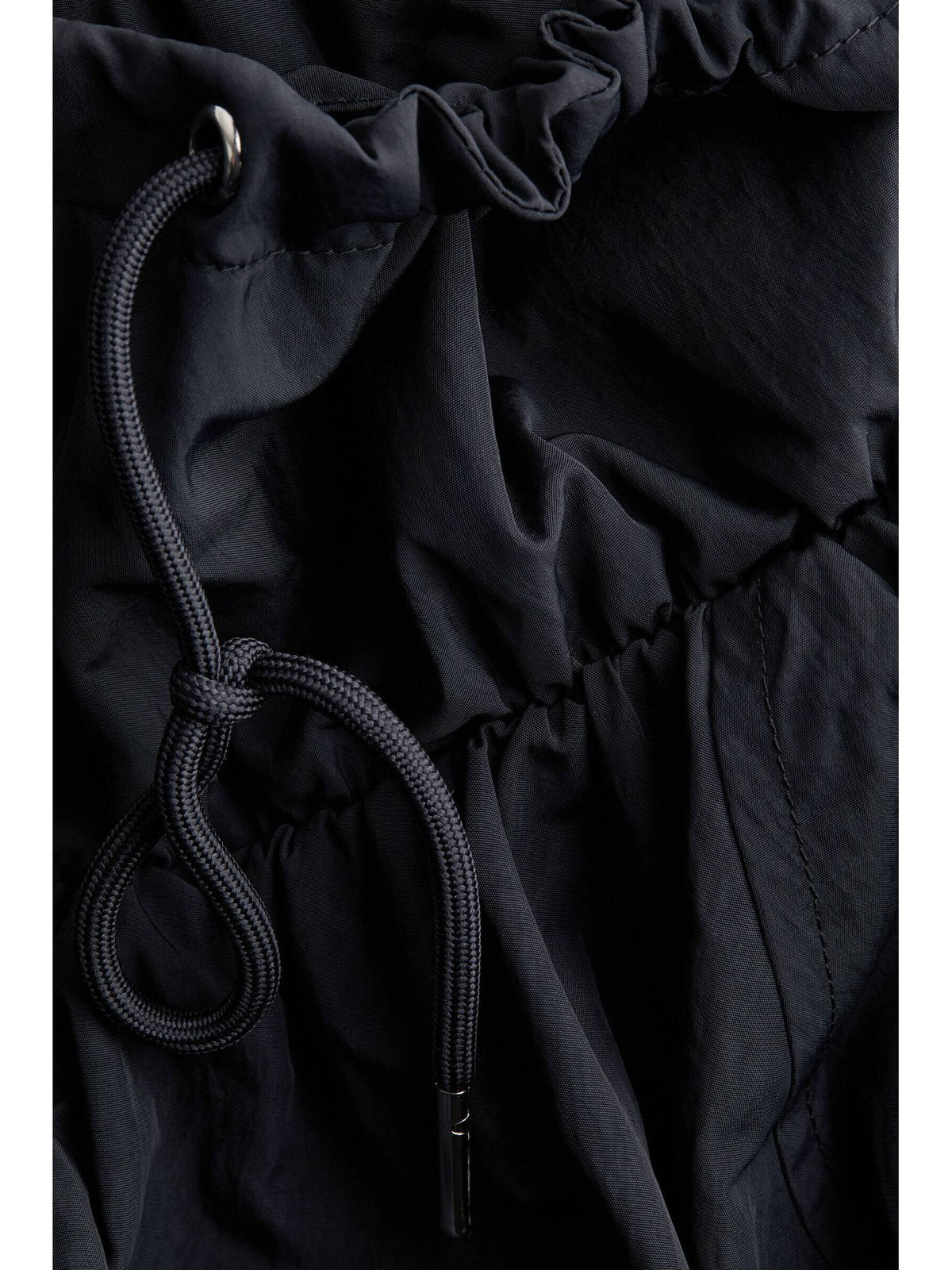 Women Green Funnel-Collar Nylon Jacket | JC78 - view 5