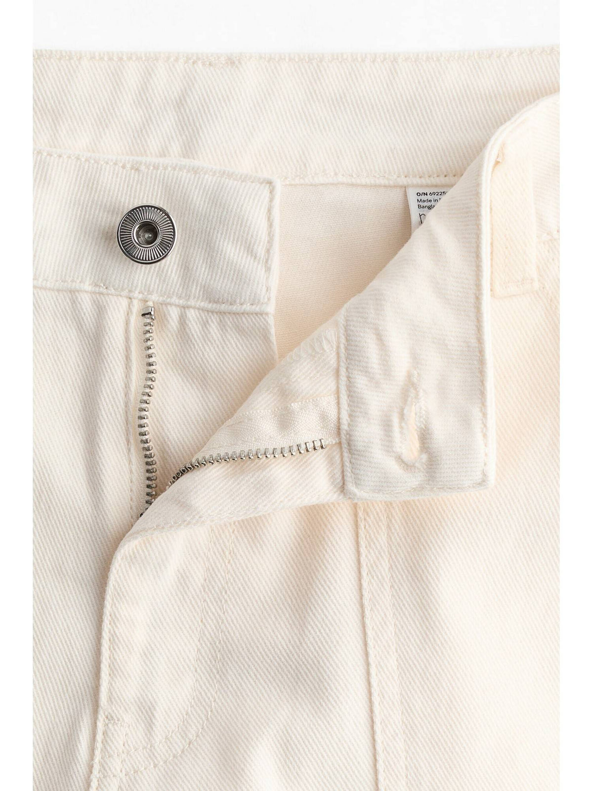 Women Grey Wide-Leg Cotton Twill Jeans | WL90 - view 6