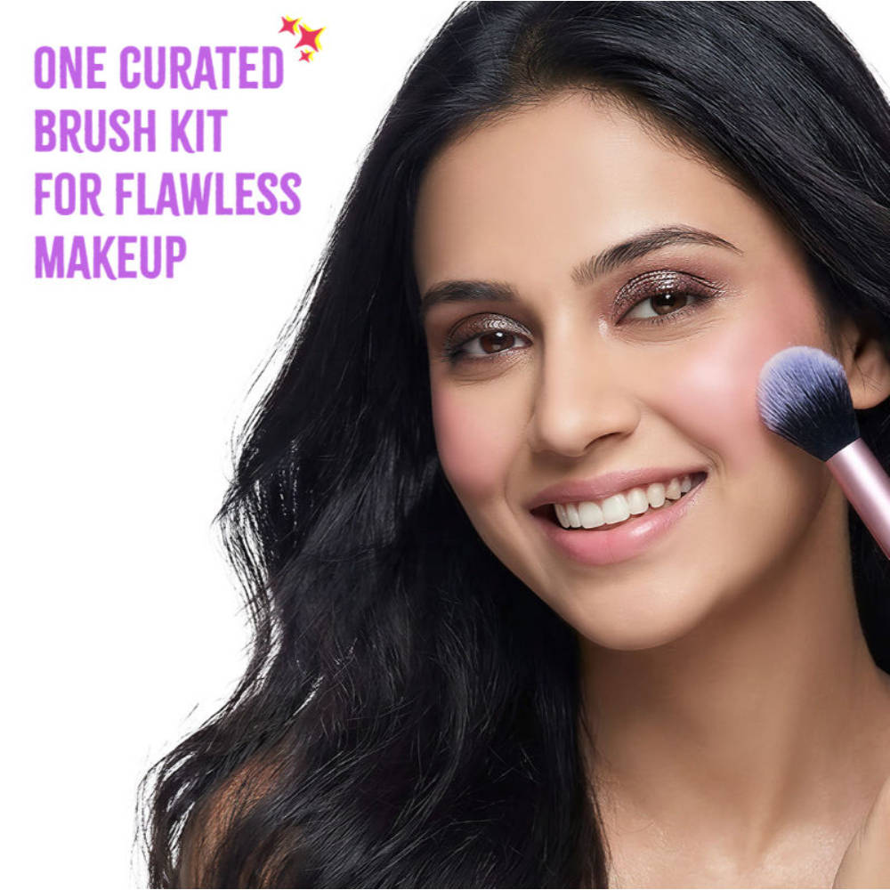 Nykaa Tools & Accessories Makeup Essential Brush & Blender Set - 7Pcs Set | T32 - view 4
