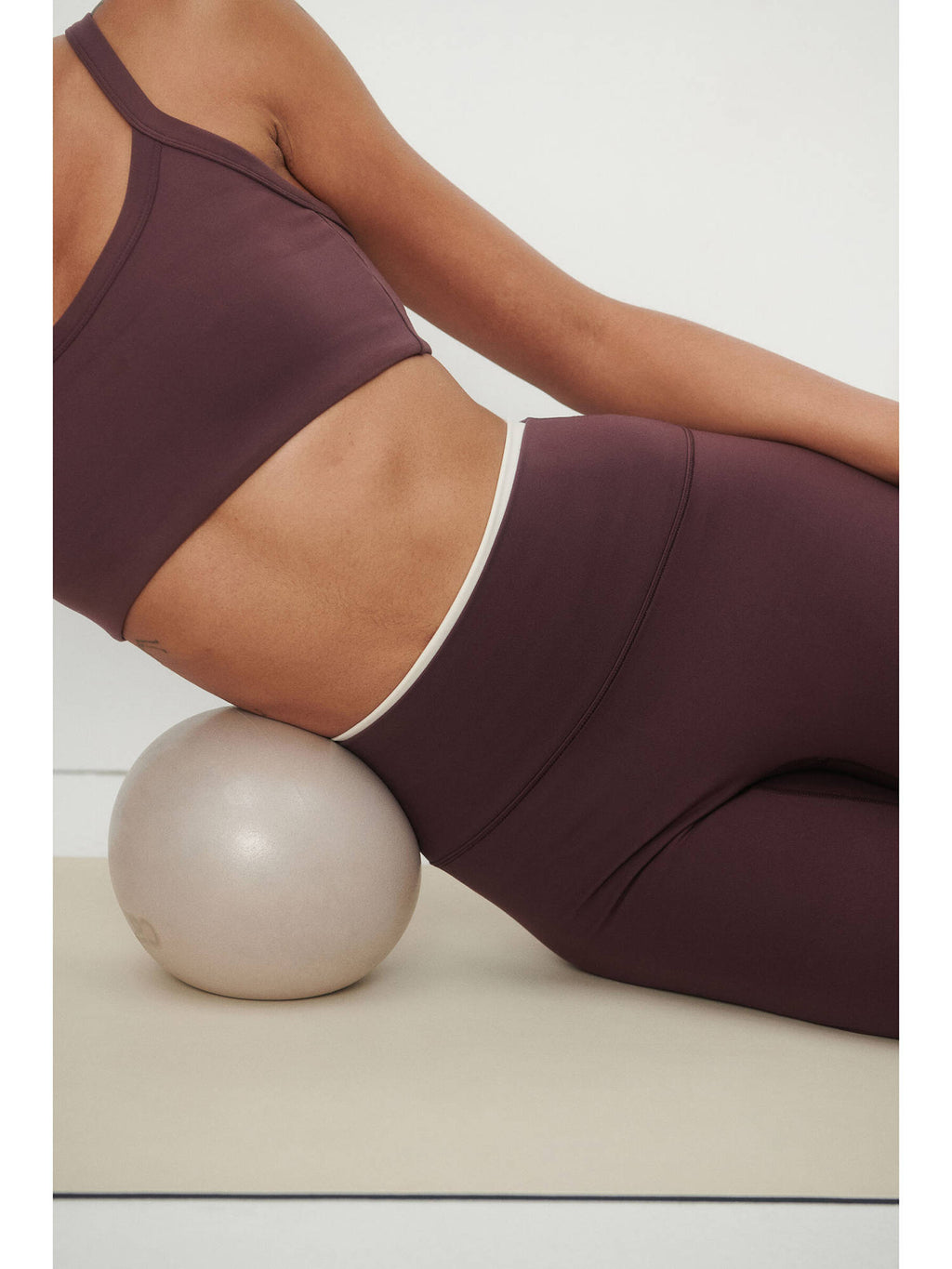 Women White Light Support Sports bra with SoftMove | sb09 - view 3