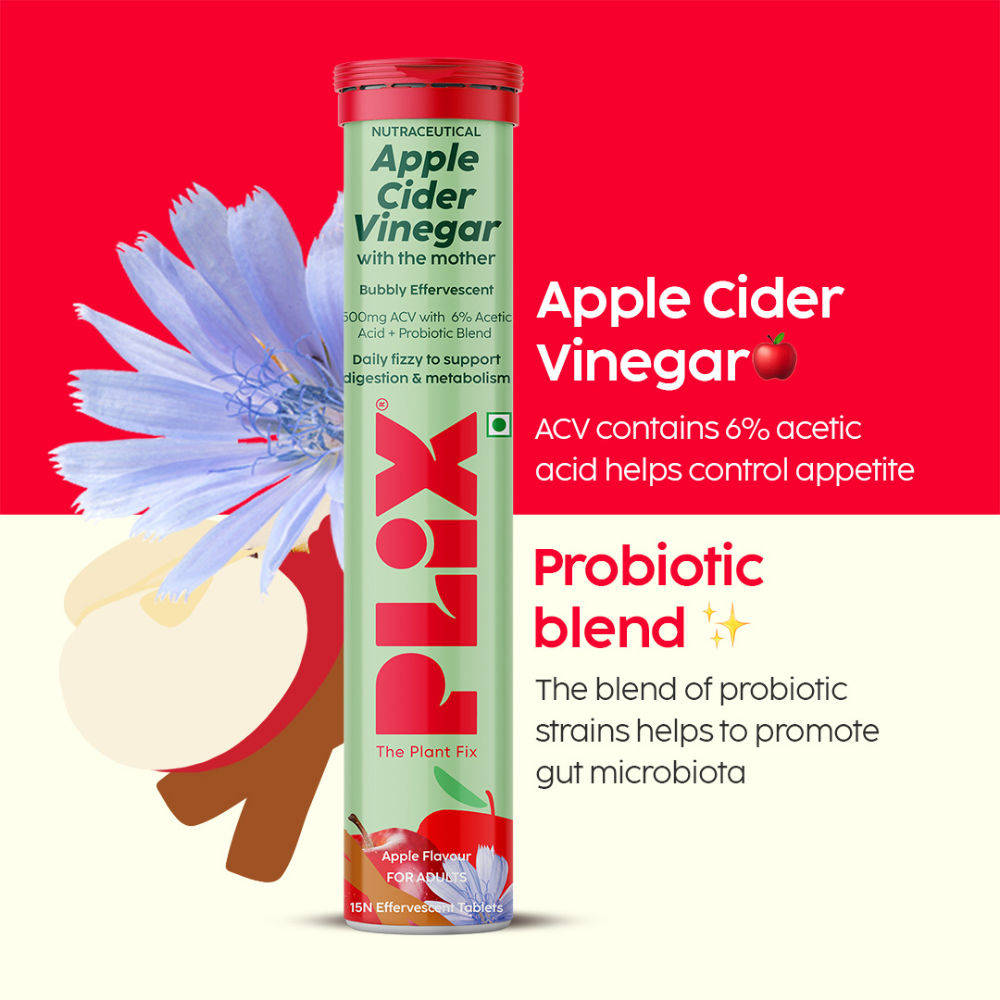 Probiotics+ ACV Apple Cider Vinegar Effervescent Tablets - Digestive Support & Manage Weight | PL1 - view 5