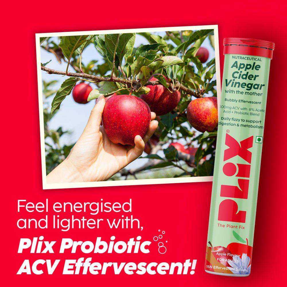 Probiotics+ ACV Apple Cider Vinegar Effervescent Tablets - Digestive Support & Manage Weight | PL1 - view 3