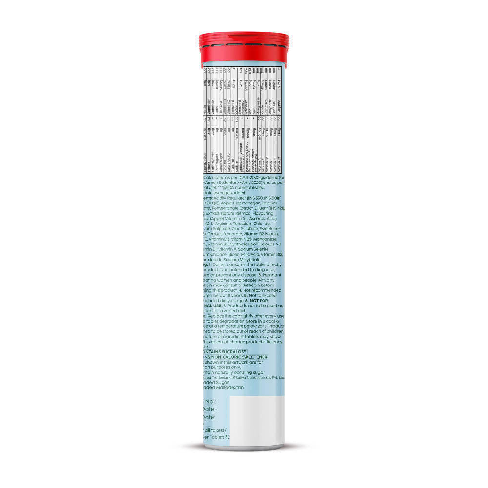Multi Power ACV Multivitamin + Apple Cider Vinegar Fizzy Effervescent Tablets - Apple Burst | PL1 - view 2