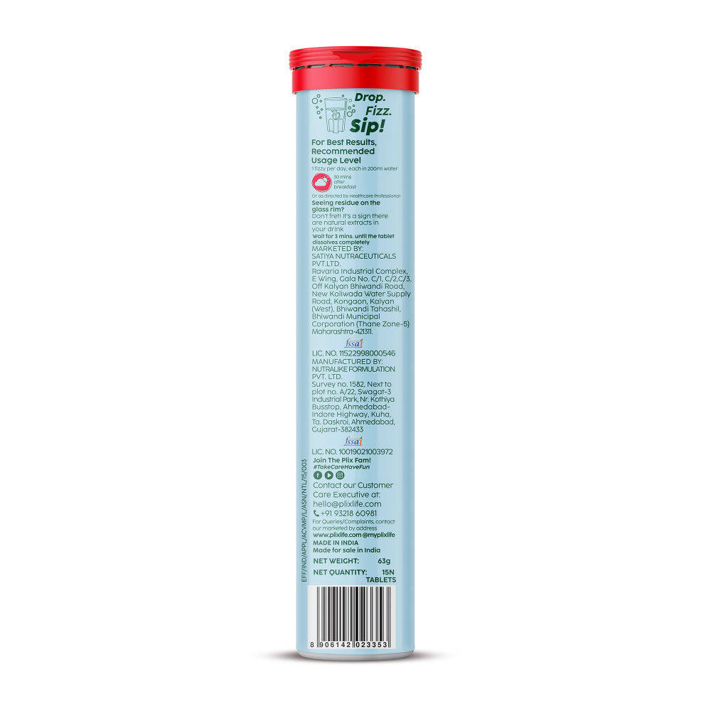 Multi Power ACV Multivitamin + Apple Cider Vinegar Fizzy Effervescent Tablets - Apple Burst | PL1 - view 2