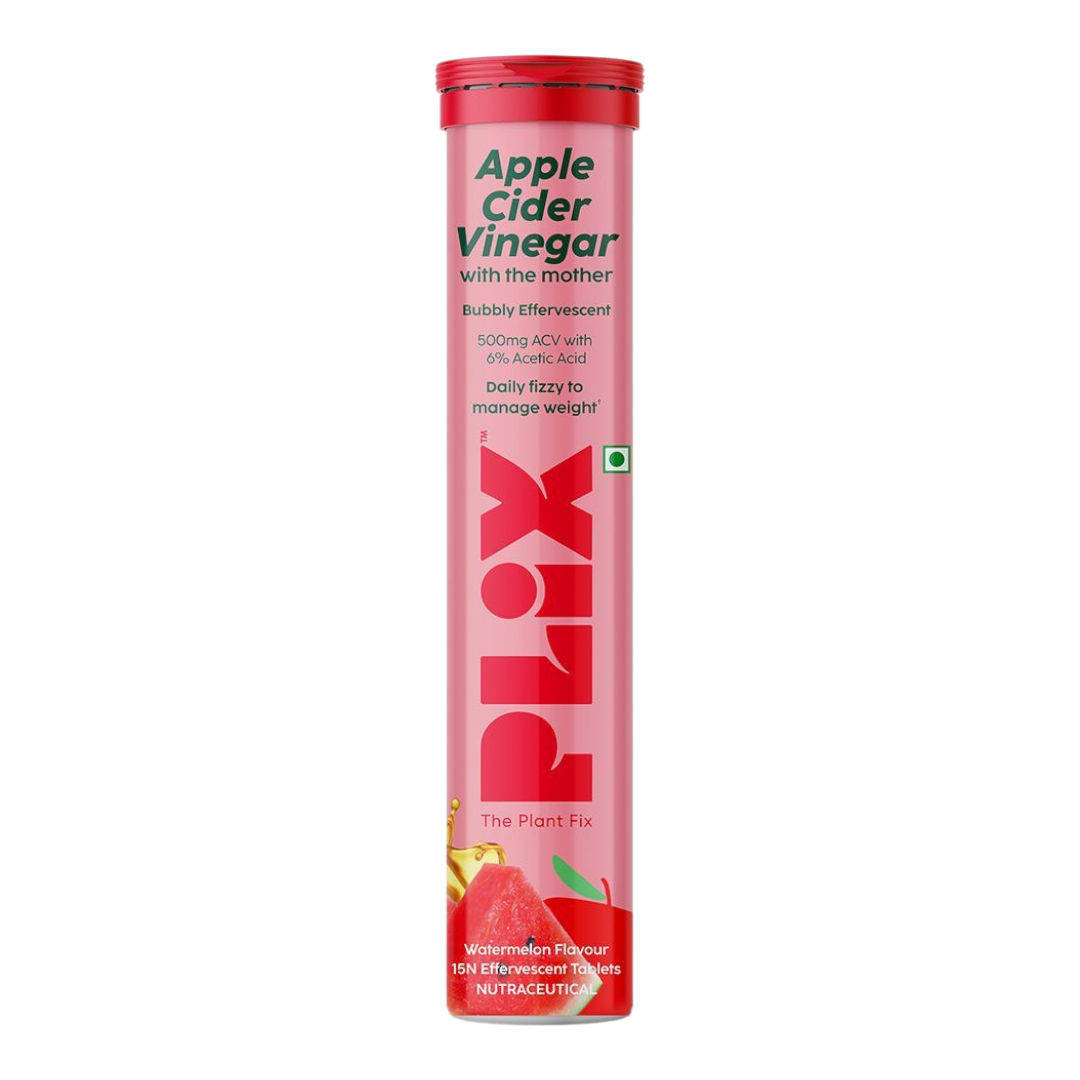 Apple Cider Vinegar Effervescent Tablet with Vitamin B6 & B12 - Watermelon | PL1 - view 1