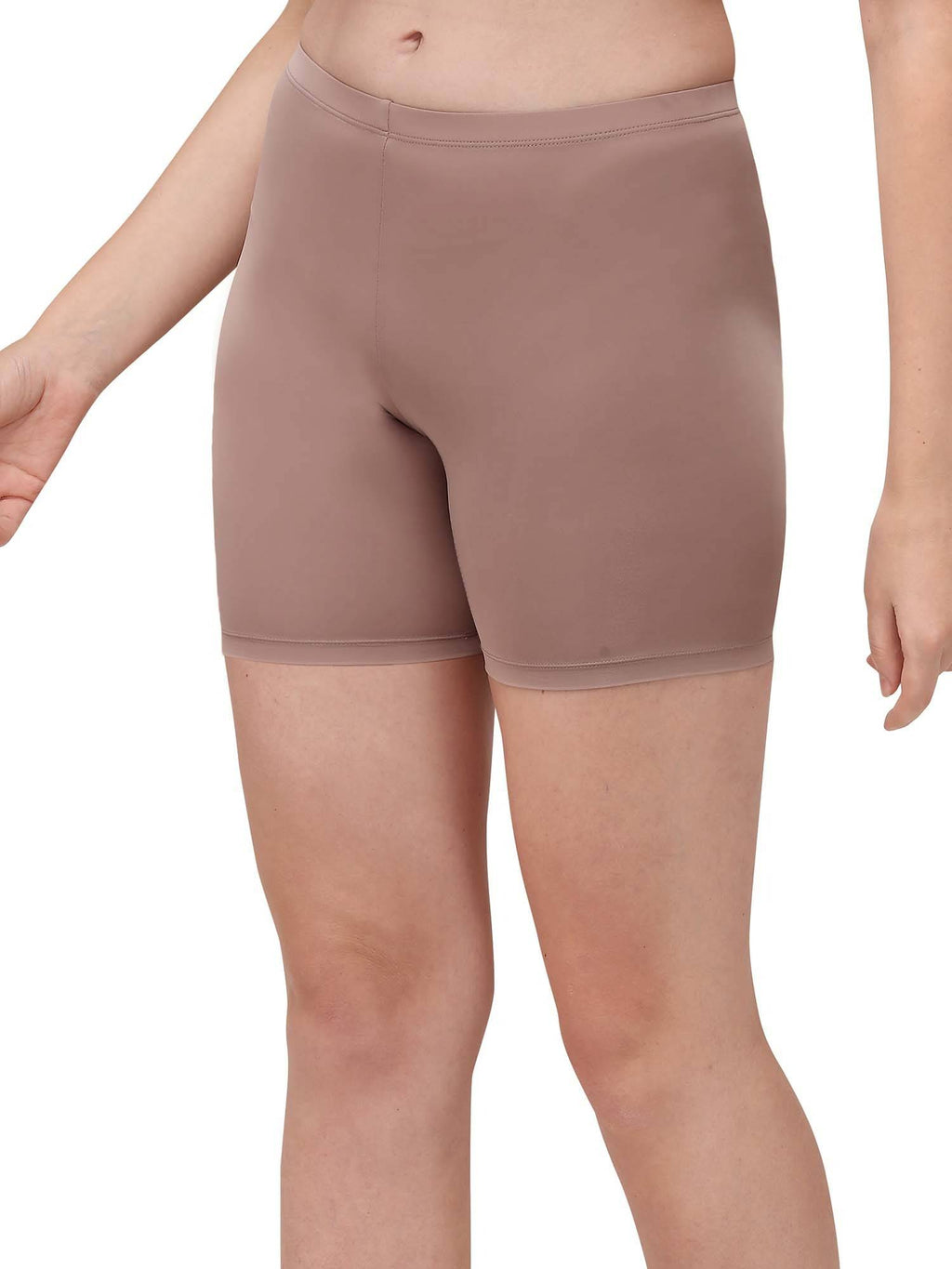Mid Rise Soft Polyamide Spandex Mid Thigh Length Cycling Shorts - view 29