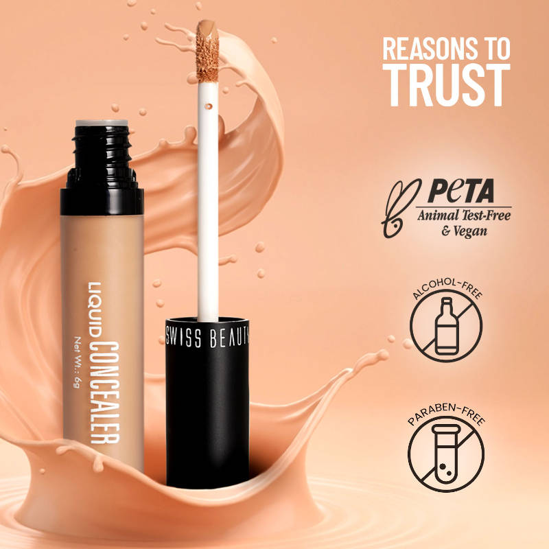 Full Coverage Liquid Concealer With Jojoba Oil | E20 - view 107